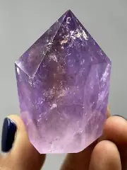 Amethyst Quartz 2.6oz Freeform Polished Tower Healing Metaphysics Beautiful S20