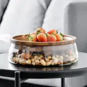 with Lid Cereals Jar Glass Candy Jars Food Storage Containers For Nuts Fruits