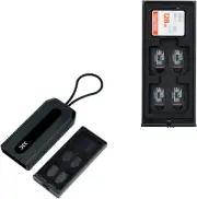 Pull-Out Memory Card Case Storage Card Carrying Holder for SD/SDXC/SDHC * 6 + Ms