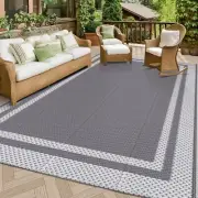 " NEW Extra Large Outdoor Rug (150X245Cm) - Reversible and Waterproof"