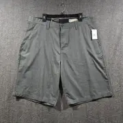 NWT Volcom Frickin Chino Shorts Sz 38 Heathered Gray Casual Skater Summer