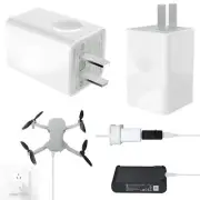 Charging Adapter Converter 24W QC3.0 Charger for DJI Mavic Mini 2/Spark RC Drone