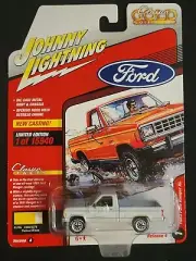 Johnny Lightning 1983 Ford Ranger XL, Yellow/White The Original White Lightning