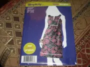 SIMPLICITY #2017 - LADIES SEW SIMPLE ( BEGINNERS ) DRESS PATTERN 8-18 FF