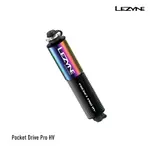 【LEZYNE】90 PSI POCKET DRIVE PRO HV 140MM 登山車用 電鍍彩虹色/黑