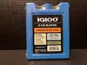 Igloo Refreezable Ice Block 2pk - Small Blue & Green
