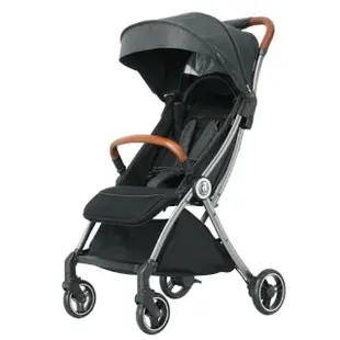 【Zooper】ChaCha 超能轎跑車 時尚 可平躺 可登機 嬰兒手推車 全配款－鈦黑