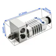 Extruder Head for Creality 3D CR10/10S Ender3/3S CR10 Pro/V2 3D Printer Metal
