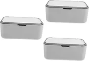Alipis 3pcs Portable Wipes Dispenser Box Capacity Wet Dry Tissue Holder Cover Stylish Storage for Home Office Travel Versatile Organizer for Wipes Masks More