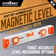 HORUSDY 40CM Torpedo Spirit Level 3 in 1 Magnetic Ruler Stable Measure Tool