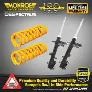 Rear Raised Monroe Shocks King Springs for Toyota Kluger GSU40R GSU45R 8/07-7/10