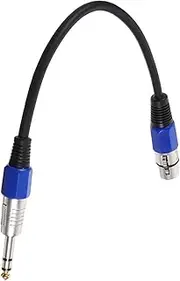 Hoement 2pcs XLR to Adapter Cable Male to XLR Female Audio Converter for Sound Transmission Durable Construction for Microphones and Mixing Consoles