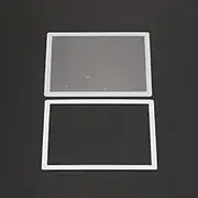 Replacement Upper LCD Screen Lens Plastic Cover + Lower Frame for DS Lite NDSL Console White