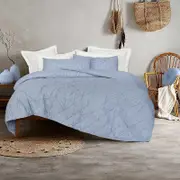Amsons Pure Cotton Super King Bedspread Set with extra Standard Pillowcases - Ariana Demin