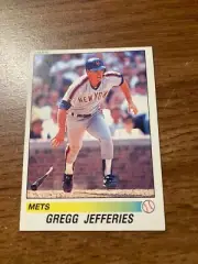1990 Panini Album Stickers Gregg Jefferies MEts #298