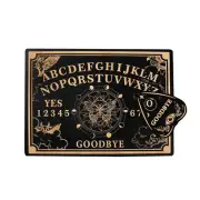 12" Pendulum Board Black Divination Wood Board Engraved Magic Board Ouija Board