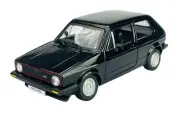 BBURAGO 1979 VW VOLKSWAGEN GOLF 1 MK1 BLACK 1:24 DIE CAST METAL MODEL NEW 15cm