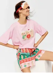 New Peter Alexander Gingerbread Shortie Pjs. Size XXS. RRP $129