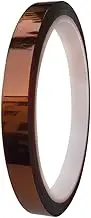 skycabin 10mmX33m Heat Resistant Kapton Tape,High Temperature Polyimide Tape for Protecting CPU, PCB Circuit Board,Soldering,Insulation,Sublimation,Heat Transfer,3D Printing,Electronics