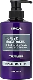 KUNDAL Honey&Macadamia Hydro-Intensive Protein Premium Nature Hair Treatment(Pink Grapefruit) 500ml