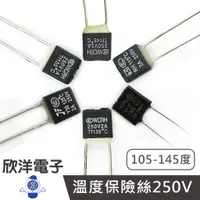 在飛比找蝦皮商城優惠-溫度保險絲 105-145度 1A 2A 250V RH系列