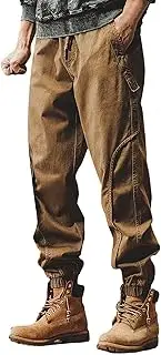 [Generic] Big Retro Work Trousers Autumn and Winter New Loose Hundred Harness Casual Long Trousers Pant