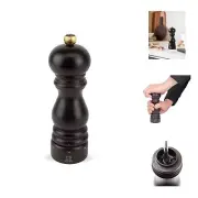 Paris u'Select Manual Pepper Mill - Adjustable Grinder - Beechwood, Chocolate