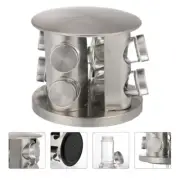 Jars with Spoons and Lids Spices Seasonings Box Set Barbecue Bottle