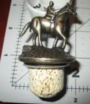 BLANTONS Bourbon Kentucky B STOPPER whiskey bottle jockey buffalo trace empty c