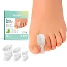 Upgraded Gel Toe Separators – 16-Pack Aloe Vera Extract Infused Silicone Toe ...