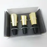Hotel Collection Bottle Stoppers, Set of 3, Gold-tone