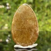 19.8g 4.8x3x1.1cm Brown Rutilated Quartz from China by Locco Decor