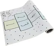 TOYANDONA Baby Toddler Play Mat Checkers Pad Bedroom Carpet Playing Chess Mat Dark Grey Safe Polyester