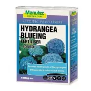 Manutec Hydrangea Blueing Agent 500g - Soluble Fertiliser For Blue Hydrangeas