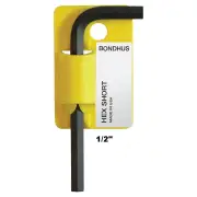 Bondhus BD15816 - Hex Key L-Wrench 1/2" Hex End Short