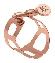 BG Ligature and Cap Alto Sax Traditional Rose Gold Plated The Soloist Ligature