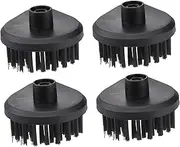 minkissy 4pcs Washing Machine Brush Head Home Accessories Steam Mop Brush Head Accessories House Accessories for Home Multifunctional Cleaning Brush Cleaning Mops Steam Mops Black Plastic