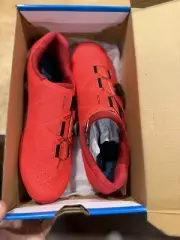 SHIMANO Size 10.5/45 Red RC300 Dynalast Road Cycling Shoes High Performance NIB