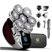 Head shavers for Bald Men IPX7 Waterproof Wet/Dry : Advanced Skull Shaver with