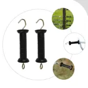 2pcs Patio Portable Outdoor Fence Tools Insulated Fence Handle