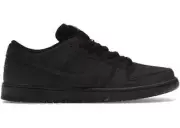 Size 12M/13.5W - Nike SB Dunk Low Pro Triple Black FJ1674-001