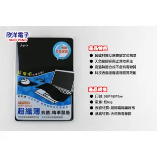 i-gota 台灣製造 超纖薄抗菌精準鼠墊 抗菌滑鼠墊 (MSP-TW-2618) 電腦 筆電 USB 隨身碟 護腕墊