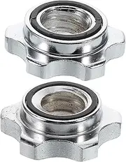 GAROZATION 2pcs Dumbbell Bar Extension Barbell Clip Barbell Collar Barbell Clamps Weight Bar Clamps Weight Clips Dumbbell Nut Weight Collars for Barbell Bar Clips Barbell Locks