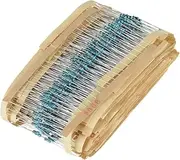 BORDSTRACT 1460Pcs 1/4W Metal Film Resistor Set Assortment Kit, 1ohm to 1Mohm, 73 Values for Electronics, Circuits