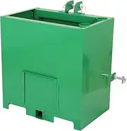 3 Point Ballast Box,800lbs Capacity Hitch Ballast Box with 5cu.ft Volume, Fits Category 1 Tractor Attachment, Standard 2'' Hitch Receiver