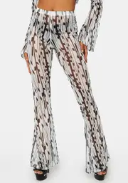 [Public Desire] Geo Printed Mesh Flares