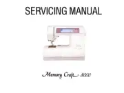 JANOME 8000 NEW HOME MASTER CRAFT 8000 SERVICE MANUAL