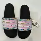 NWT ADIDAS ADILETTE COMFORT SLIDES graphic comic stripes US SIZE 12