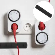 3 Pcs Power Cord Storage Cable Clamp Wire Clamps Holders Organizer Clip Fixed