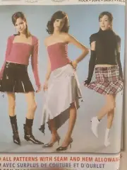 Burda Sewing Pattern 8250 Young Teen Skirts Size 8-20 Uncut